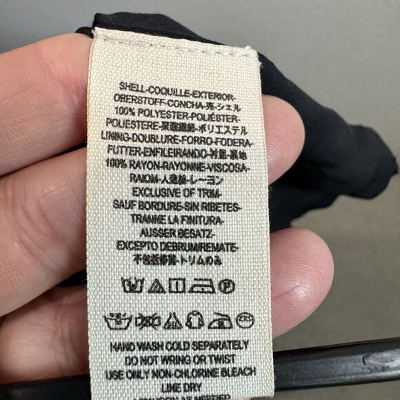 Free People Dress S Penny Lover Mini Sheere Chiffon Black Floral Boho Romantic - Picture 5 of 8